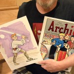 Mark Hamill poses with my Archie drawing!